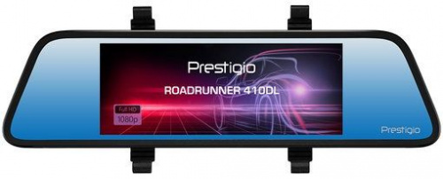 Видеорегистратор Prestigio RoadRunner 410DL черный 12Mpix 1080x1920 1080p 120гр. внутренняя память:64Mb SSC8336