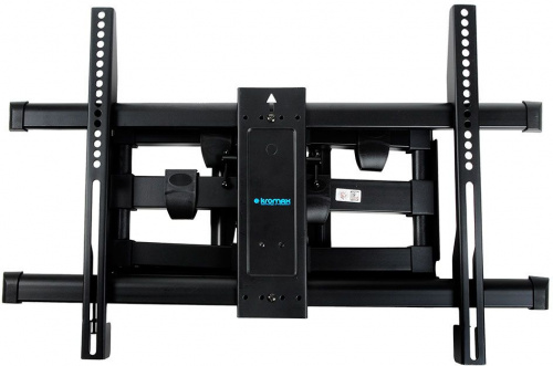 Кронштейн для телевизора Kromax GALACTIC-56 черный 32"-75" макс.60кг настенный поворотно-выдвижной и наклонный фото 5