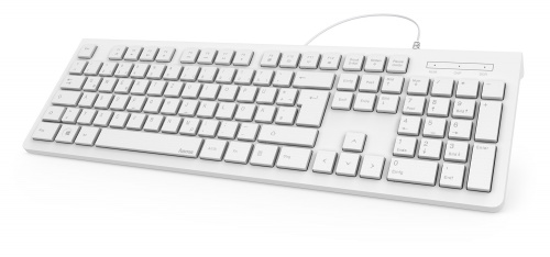 Клавиатура Hama KC-200 белый USB фото 2