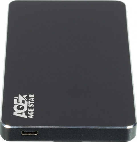 Внешний корпус для HDD/SSD AgeStar 3UB2AX2C SATA I/II/III USB3.0 алюминий черный 2.5" фото 3