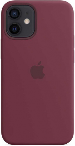 Чехол (клип-кейс) Apple для Apple iPhone 12 mini Silicone Case with MagSafe сливовый (MHKQ3ZE/A) фото 5