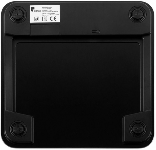 Весы напольные электронные Kitfort КТ-805 макс.180кг черный фото 8