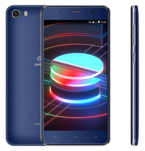 Смартфон Digma X1 3G Linx 16Gb 1Gb темно-синий моноблок 3G 2Sim 5" 720x1280 Android 8.1 8Mpix 802.11 b/g/n GPS GSM900/1800 GSM1900 TouchSc MP3 FM microSDHC max64Gb фото 6