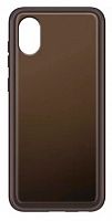 Чехол (клип-кейс) Samsung для Samsung Galaxy A03 Core Soft Clear Cover черный (EF-QA032TBEGRU)