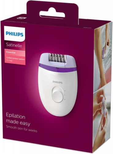 Эпилятор Philips BRE225/00 скор.:2 от электр.сети белый/фиолетовый фото 6