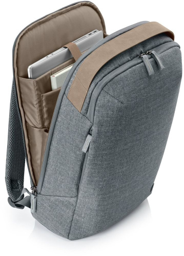 Рюкзак для ноутбука 15.6" HP RENEW серый/коричневый пластик (1A211AA) фото 2