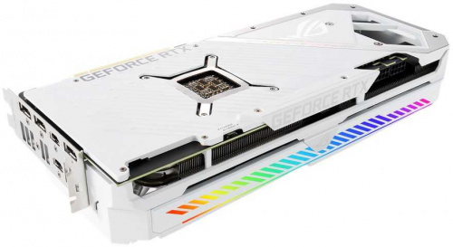 Видеокарта Asus PCI-E 4.0 ROG-STRIX-RTX3070-O8G-WHITE NVIDIA GeForce RTX 3070 8192Mb 256 GDDR6 1905/14000/HDMIx2/DPx3/HDCP Ret фото 17