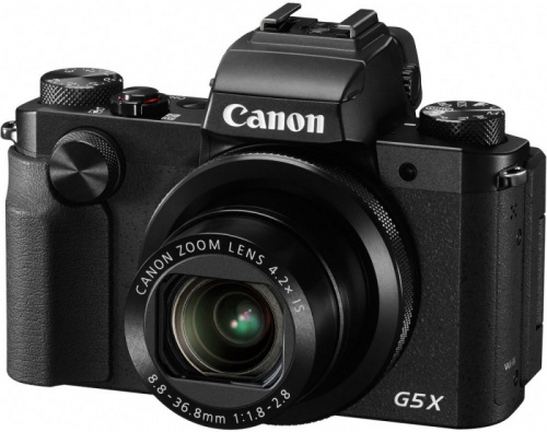 Фотоаппарат Canon PowerShot G5 X черный 20.2Mpix Zoom4.2x 3" 1080p SDXC/SD/SDHC CMOS IS opt 5minF rotLCD TouLCD VF 4.4fr/s RAW 60fr/s HDMI/WiFi/NB-13L