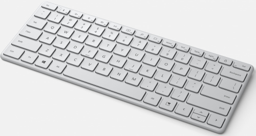 Клавиатура Microsoft Designer Compact Keyboard Monza белый USB беспроводная BT slim фото 2