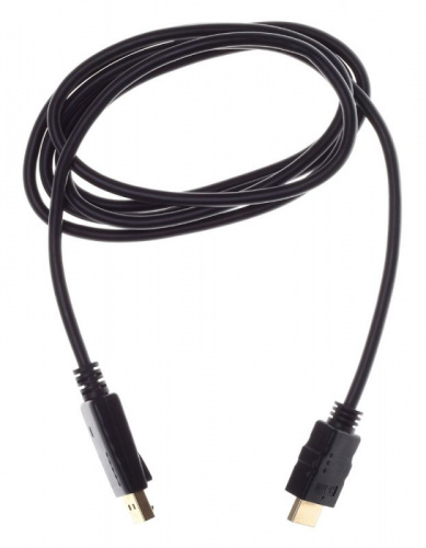 Кабель аудио-видео Buro DisplayPort (m)/HDMI (m) 1.8м. позолоч.конт. черный (BHP RET HDMI_DPP18) фото 3