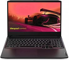 Ноутбук Lenovo IP Gaming 3 15IHU6 Core i7 11370H 8Gb SSD512Gb NVIDIA GeForce RTX 3050 4Gb 15.6" IPS FHD (1920x1080) noOS black WiFi BT Cam