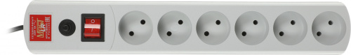 Сетевой фильтр Most LR 3м (6 розеток) белый (коробка) фото 4