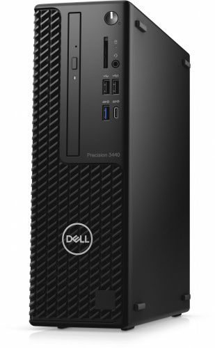ПК Dell Precision 3440 SFF i7 10700 (2.9)/8Gb/SSD256Gb/P1000 4Gb/DVDRW/CR/Linux/GbitEth/260W/клавиатура/мышь/черный фото 3