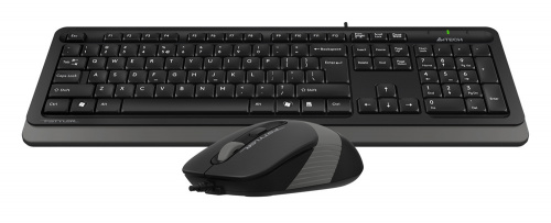Клавиатура + мышь A4Tech Fstyler F1010 клав:черный/серый мышь:черный/серый USB Multimedia (F1010 GREY) фото 2