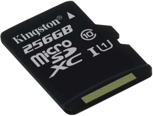 Флеш карта microSDXC 256Gb Class10 Kingston SDCS/256GBSP Canvas Select w/o adapter