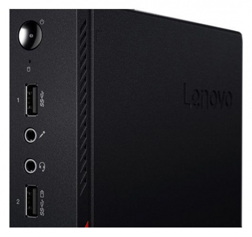 ПК Lenovo ThinkCentre M715q slim A6 Pro 8570E (3)/4Gb/500Gb 7.2k/R5/noOS/GbitEth/клавиатура/мышь/черный фото 6