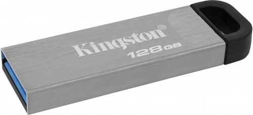 Флеш Диск Kingston 128GB DataTraveler Kyson DTKN/128GB USB3.1 серебристый/черный фото 2