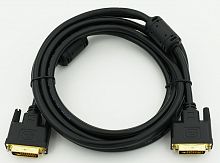 Кабель DVI DVI-D(m)/DVI-D(m) 1.8м феррит.кольца Позолоченные контакты