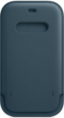 Чехол (футляр) Apple для Apple iPhone 12/12 Pro Leather Sleeve with MagSafe синий балтийский (MHYD3ZE/A) фото 3