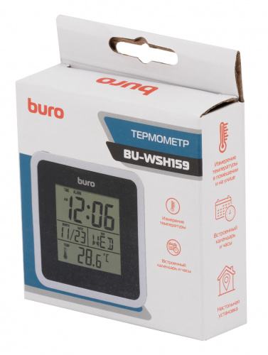 Термометр Buro BU-WSH159 черный фото 3
