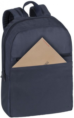 Рюкзак для ноутбука 15.6" Riva 8065 синий полиэстер женский дизайн фото 3