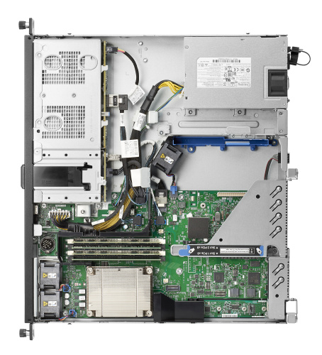 Сервер HPE ProLiant DL20 Gen10 1xE-2236 1x16Gb SFF-4 S100i 361i Dual Port 1x500W (P17081-B21) фото 4