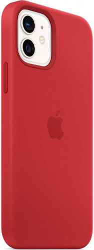 Чехол (клип-кейс) Apple для Apple iPhone 12/12 Pro Silicone Case with MagSafe красный (MHL63ZE/A) фото 2