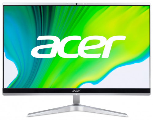 Моноблок Acer Aspire C22-1650 21.5" Full HD i5 1135G7 (2.4) 8Gb SSD256Gb Iris Xe CR noOS GbitEth WiFi BT 65W клавиатура мышь Cam серебристый 1920x1080