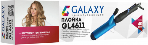 Щипцы Galaxy GL 4611 40Вт макс.темп.:200С покрытие:керамическое голубой фото 4