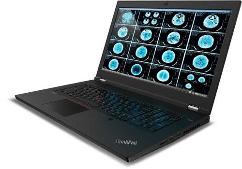 Ноутбук Lenovo ThinkPad P17 Xeon W-10885M/32Gb/SSD2Tb/NVIDIA Quadro RTX 5000 MAX Q 16Gb/17.3"/IPS/UHD (3840x2160)/Windows 10 Professional/black/WiFi/BT/Cam фото 4