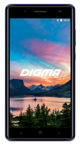 Смартфон Digma Q500 3G HIT 8Gb 1Gb синий моноблок 3G 2Sim 5" 480x854 Android 7.0 5Mpix WiFi GPS GSM900/1800 GSM1900 TouchSc MP3 FM microSD max32Gb