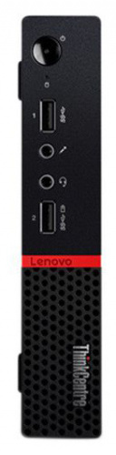 ПК Lenovo ThinkCentre M715q slim A6 Pro 8570E (3)/4Gb/500Gb 7.2k/R5/noOS/GbitEth/клавиатура/мышь/черный фото 3