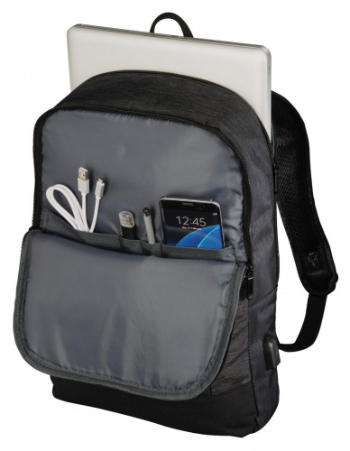 Рюкзак для ноутбука 17.3" Hama Manchester черный полиэстер (00216490) фото 2