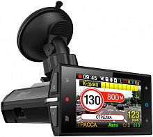 Видеорегистратор с радар-детектором Silverstone F1 Hybrid S-BOT GPS черный