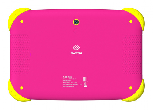 Планшет Digma CITI Kids MT8321 (1.3) 4C RAM2Gb ROM32Gb 7" IPS 1024x600 3G Android 9.0 розовый 2Mpix 0.3Mpix BT WiFi Touch microSDHC 64Gb minUSB 2800mAh фото 3