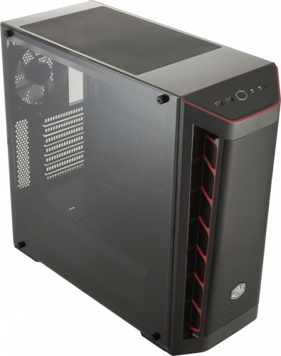 Корпус Cooler Master MasterBox MB511 Mesh RED черный без БП ATX 4x120mm 3x140mm 2xUSB3.0 audio bott PSU фото 4