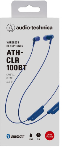 Гарнитура накладные Audio-Technica ATH-CLR100BT синий беспроводные bluetooth в ушной раковине (80000912) фото 5