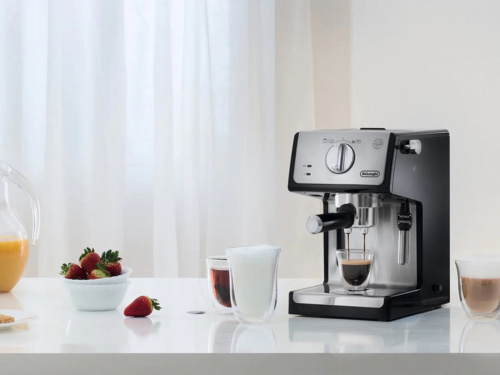Кофеварка эспрессо Delonghi ECP35.31 1100Вт серебристый/черный фото 3