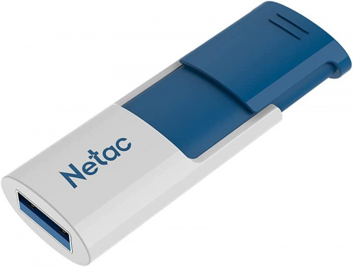 Флеш Диск Netac 128GB U182 NT03U182N-128G-30BL USB3.0 синий/белый фото 2