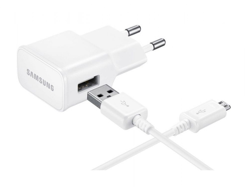 Сетевое зар./устр. Samsung EP-TA300CWEGRU 2.1A+1A для Samsung кабель USB Type C белый фото 3