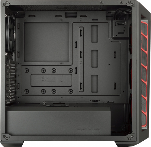 Корпус Cooler Master MasterBox MB511 Mesh RED черный без БП ATX 4x120mm 3x140mm 2xUSB3.0 audio bott PSU фото 2