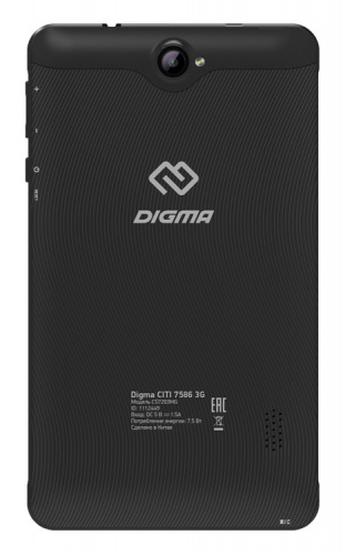 Планшет Digma CITI 7586 3G MT8321 (1.3) 4C RAM1Gb ROM16Gb 7" IPS 1024x600 3G Android 8.1 черный 2Mpix 0.3Mpix BT GPS WiFi Touch microSD 64Gb minUSB 2000mAh фото 7