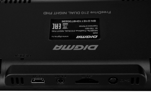 Видеорегистратор Digma FreeDrive 210 DUAL NIGHT FHD черный 12Mpix 1080x1920 1080p 170гр. GP6248 фото 10