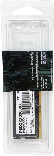 Память DDR4 8GB 3200MHz Patriot PSD48G320081S Signature RTL PC4-25600 CL22 SO-DIMM 260-pin 1.2В single rank Ret фото 2