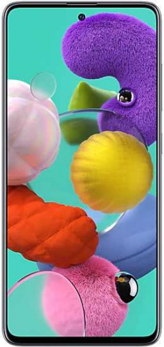 Смартфон Samsung SM-A515F Galaxy A51 64Gb 4Gb черный моноблок 3G 4G 2Sim 6.5" 1080x2400 Android 10 48Mpix 802.11 a/b/g/n/ac NFC GPS GSM900/1800 GSM1900 TouchSc MP3 microSD max512Gb