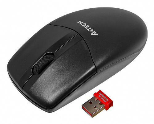 Клавиатура + мышь A4Tech 3100N клав:черный мышь:черный USB беспроводная фото 4
