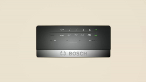 Холодильник Bosch KGE39XK21R бежевый (двухкамерный) фото 3