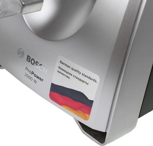 Мясорубка Bosch MFW67600 2000Вт серебристый/черный фото 4