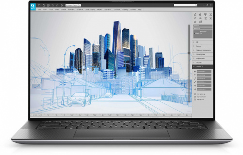 Ноутбук Dell Precision 5560 Core i9 11950H 16Gb SSD1Tb NVIDIA GeForce RTX A2000 4Gb 15.6" WVA FHD+ (1920x1200) Windows 10 Professional grey WiFi BT Cam