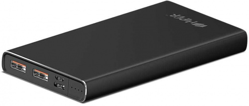Мобильный аккумулятор Hiper MPX10000 Li-Pol 10000mAh 3A+3A+2.4A черный 2xUSB фото 4